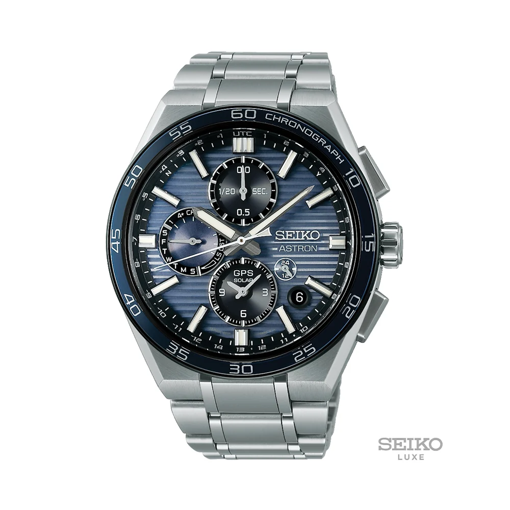 Seiko Astron 44.1mm - Blue on Bracelet SSH175 44.1 mm kol saati