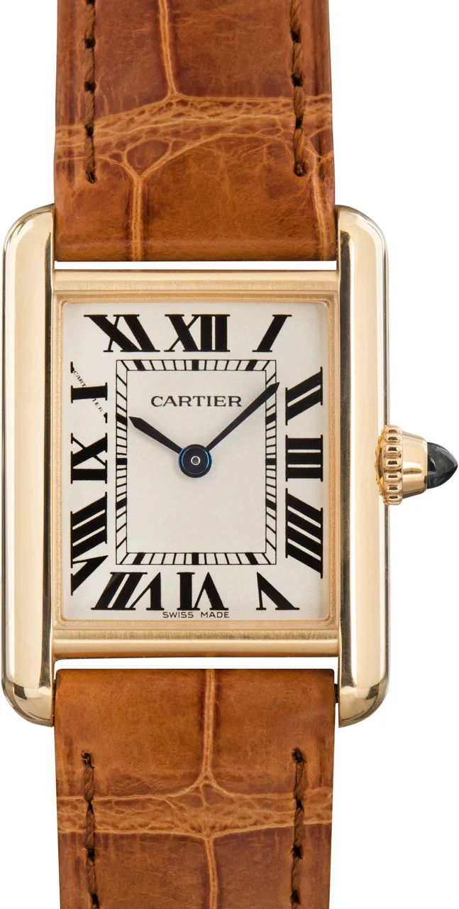 Cartier Tank Louis W1529856 Small Yellow Gold 22 mm kol saati