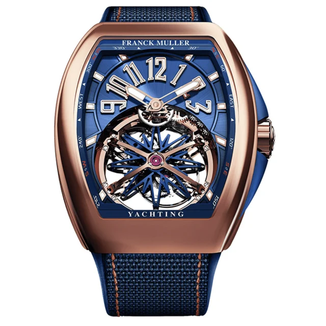 Franck Muller Vanguard Yachting V45TGRCSYACH5NBL kol saati