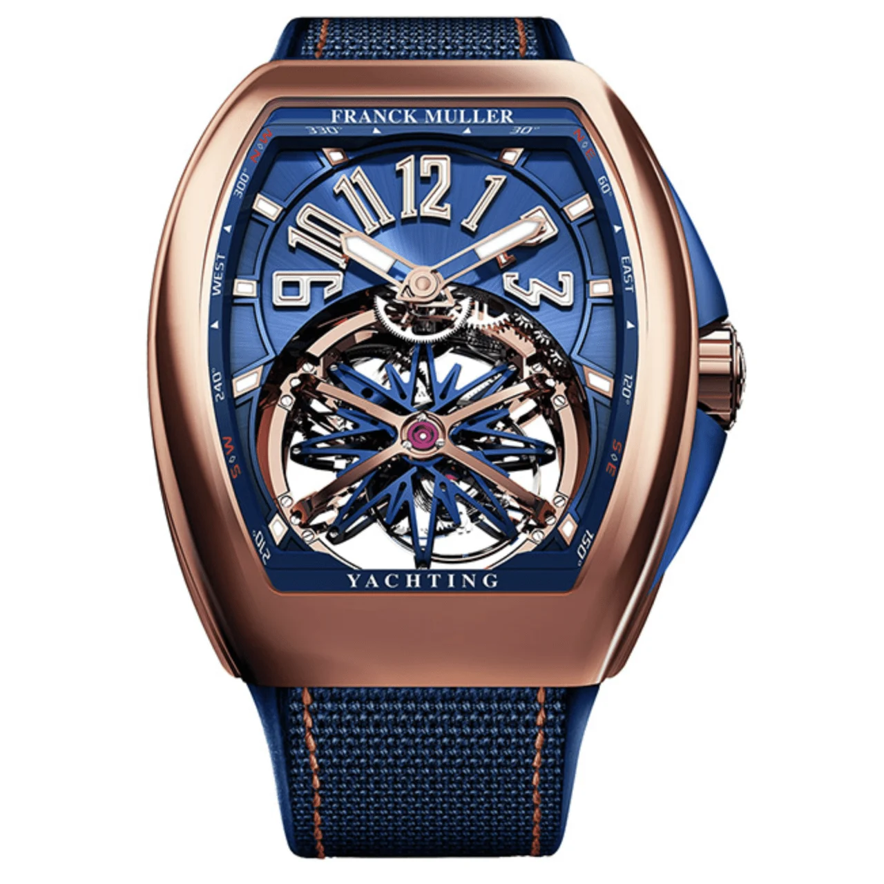 Franck Muller Vanguard Yachting V45TGRCSYACH5NBL 44 mm kol saati