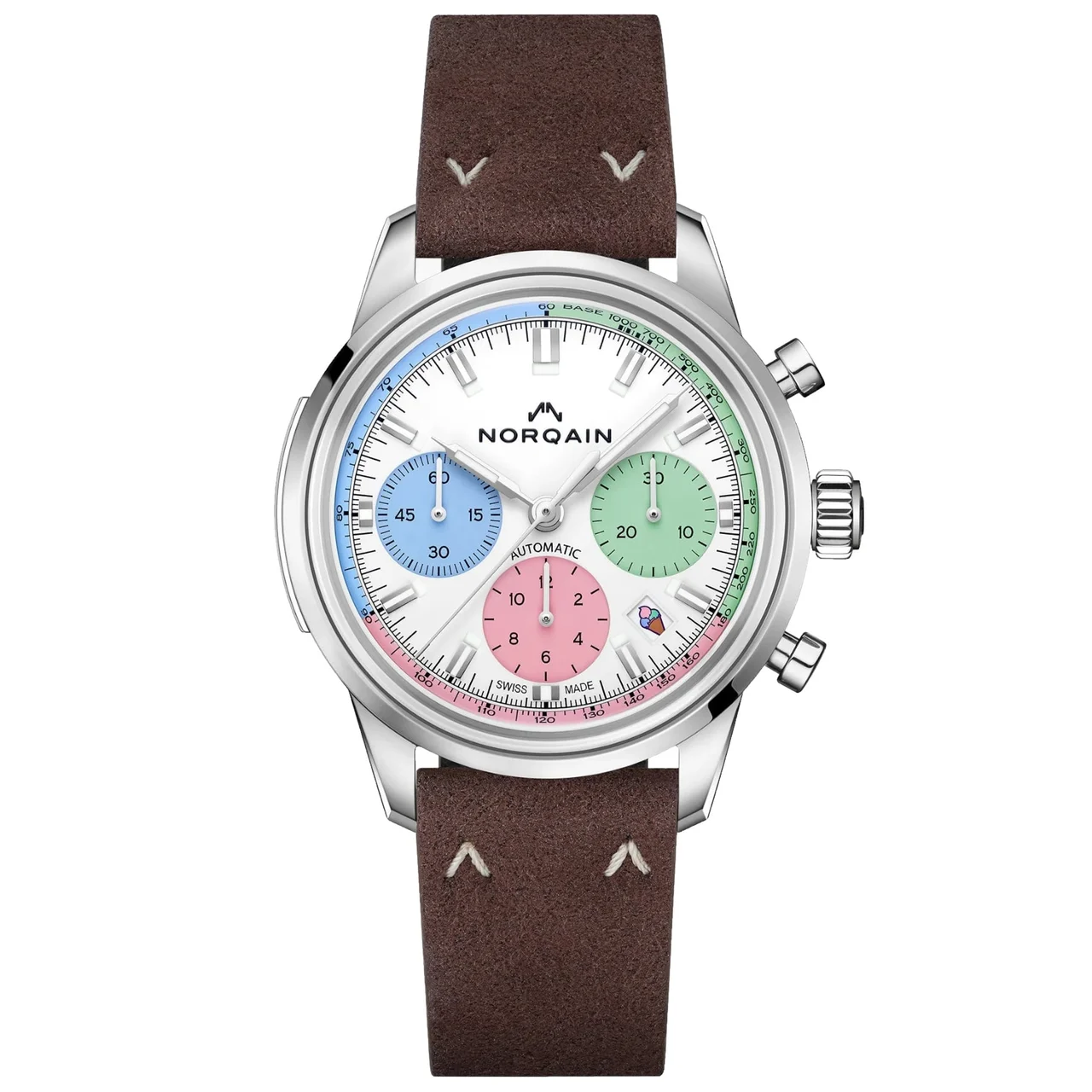 Norqain Freedom Chrono Enjoy Life "Ice Cream" 40mm N2201.19S01.C01.L01 40 mm kol saati