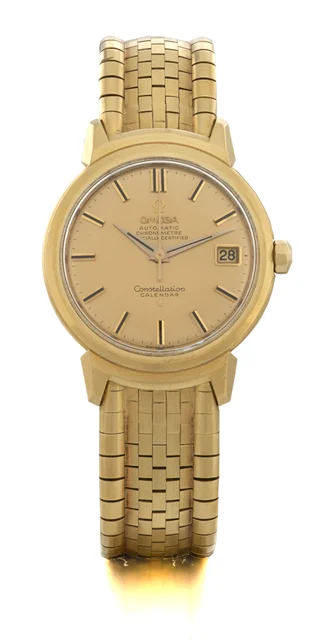 OMEGA OMEGA, REF. 2988, CONSTELLATION CALENDAR GRAND LUXE, GOLD kol saati