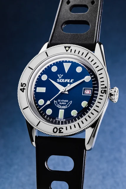 Squale Super Blue Ref. SUB39-RD Squale Sub-39 Super Blue Ref. SUB39-RD kol saati