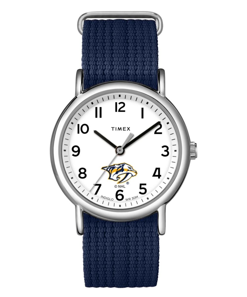 Timex Weekender Navy Blue Nashville Predators TWZHPREM2 38 mm kol saati