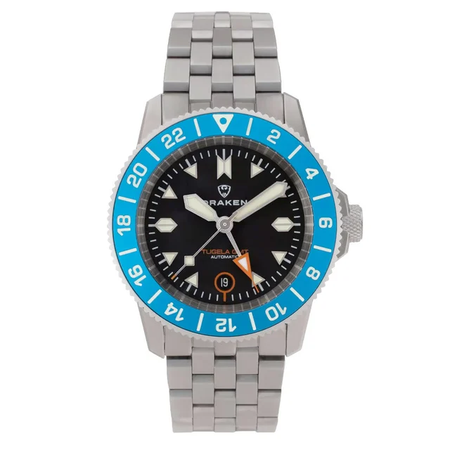 Draken Tugela GMT 'Blue' Dive Watch #DKN-08 kol saati