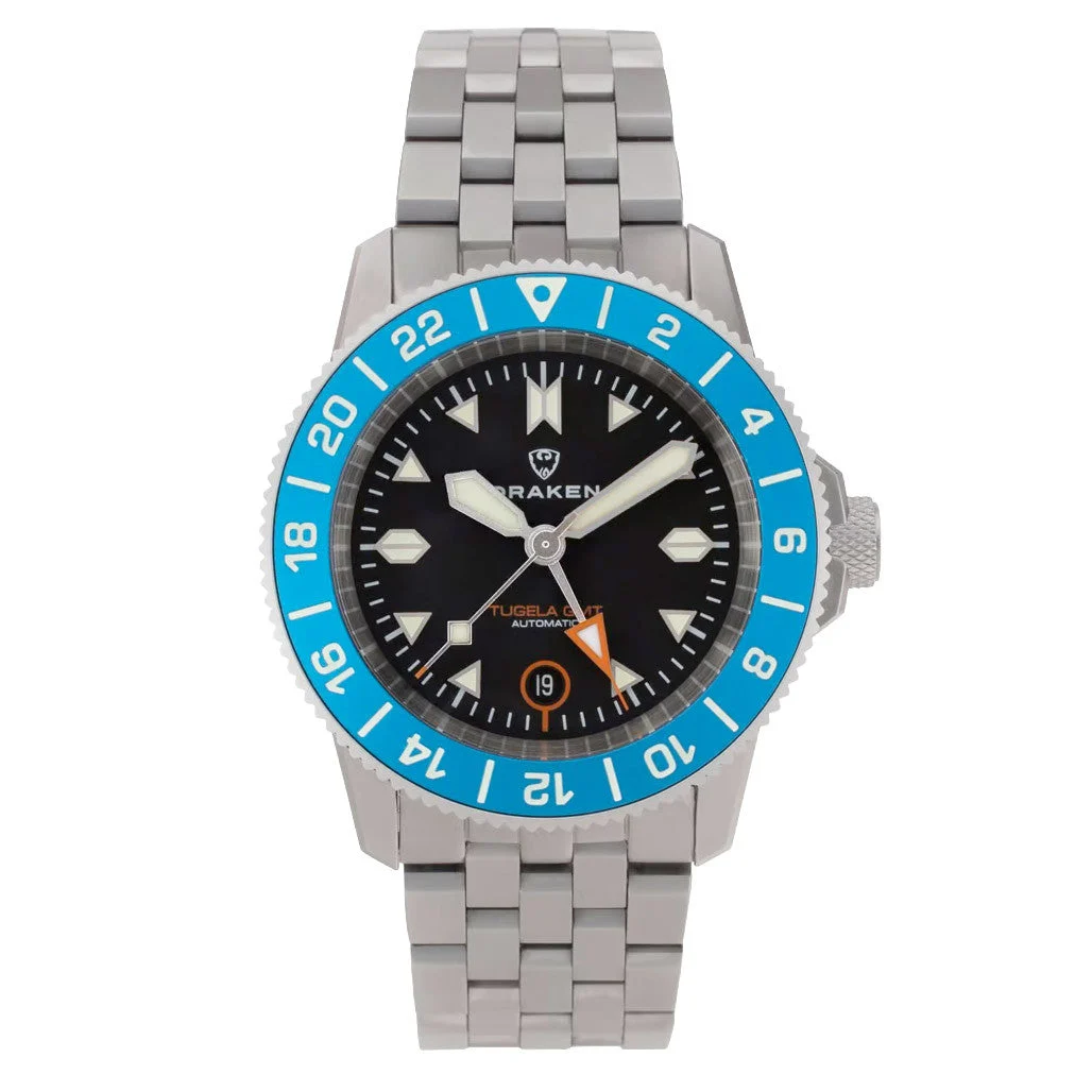 Draken Tugela GMT 'Blue' Dive Watch #DKN-08 kol saati