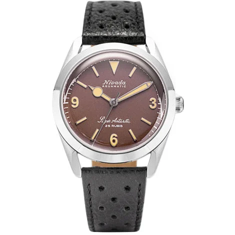 Nivada Grenchen Super Antarctic 3.6.9 Brown No Vintage Effect Beige Luminous 32041A10 kol