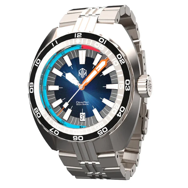 NTH DevilRay 500-Meter Automatic Dive Watch with an AR Sapphire Crystal #WW- -DRED WW-NTH-