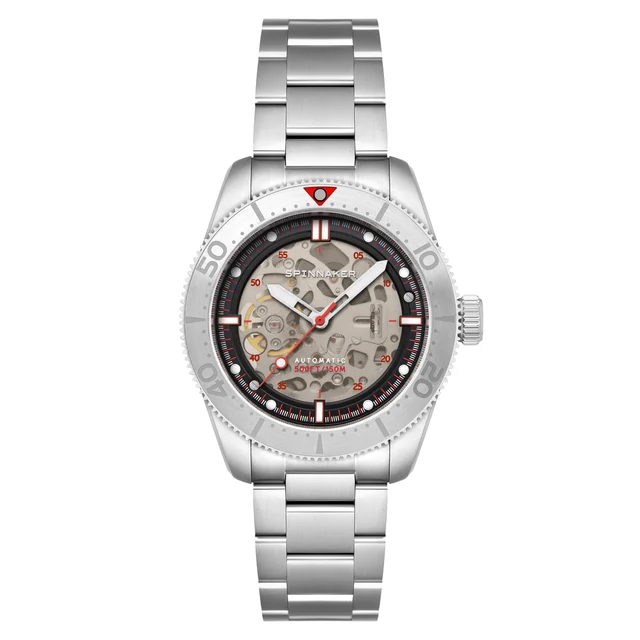 Croft 42 Skeleton Automatic All Steel SP-5134-33 kol saati