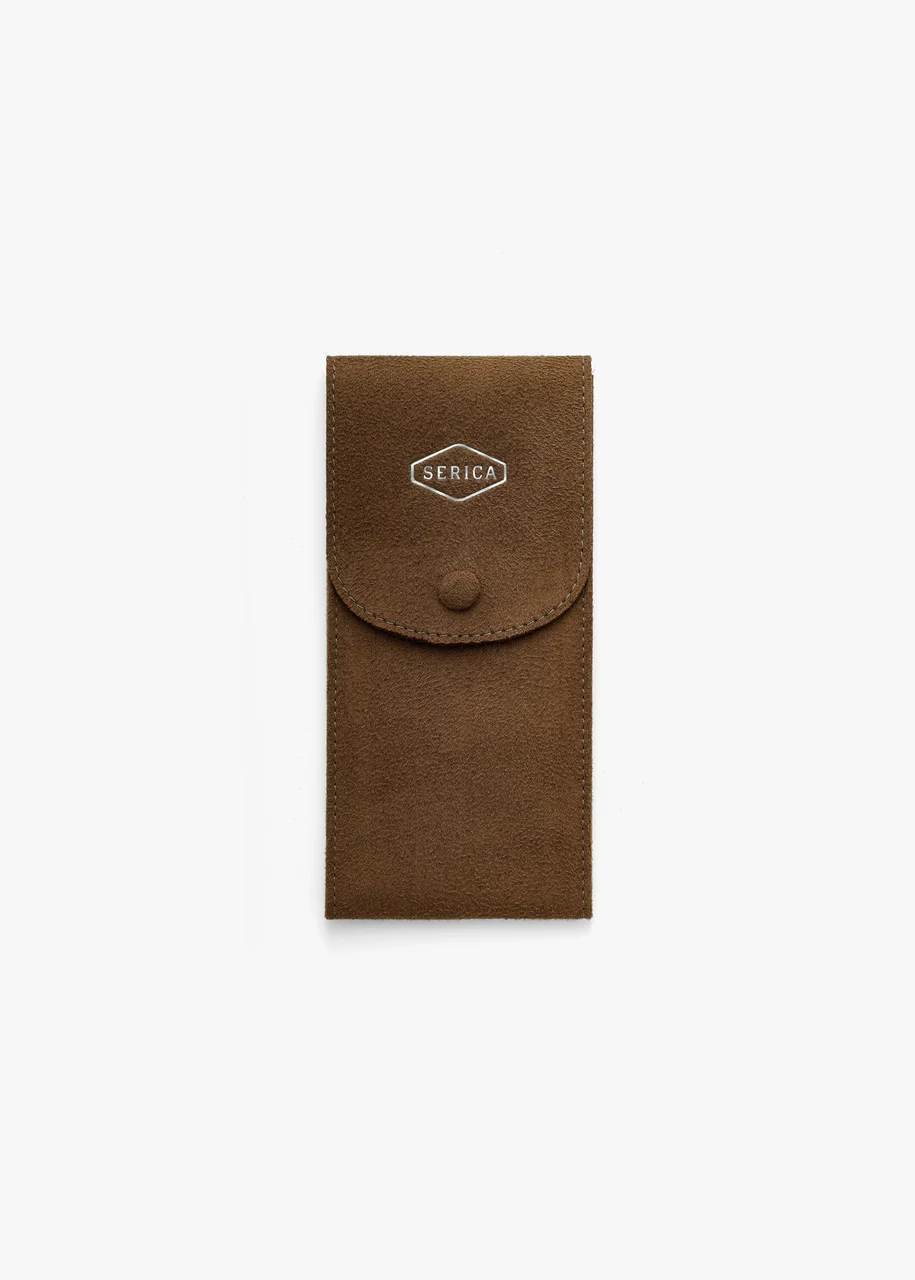 Serica Watches Étui de transport ETUI-SUEDE-BROWN kol saati