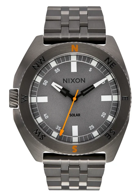 Nixon US Oco 44 - All Gunmetal / Gray A1462-2090-00 kol saati