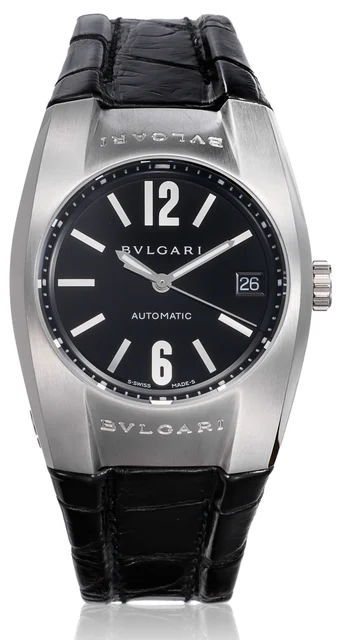 Bulgari Ref. EG 35 S, self-winding, centre-seconds, date; “Ergon” “Automatic”; stainless s