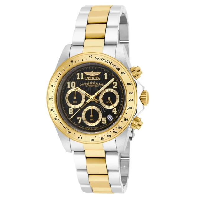 Invicta Open Box Speedway Torvane Watch - 39.5mm, Steel, Gold (AIC-17027) kol saati