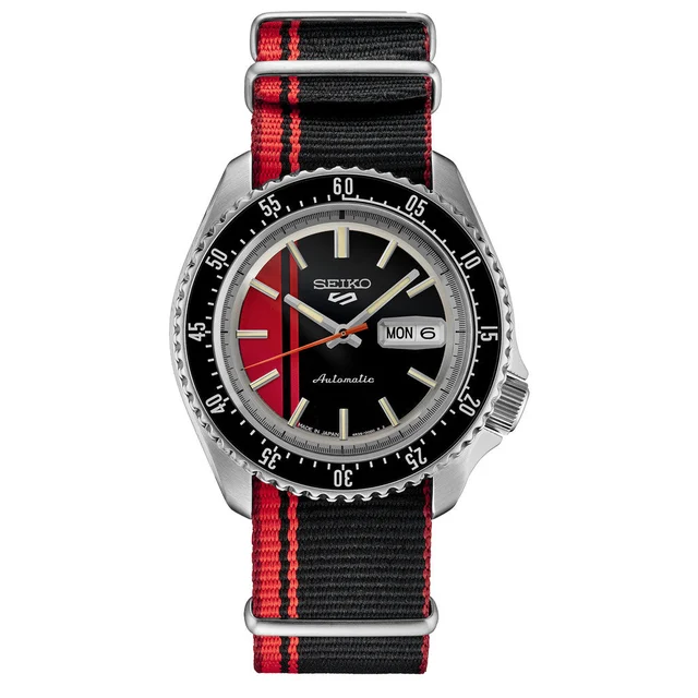 Seiko Sports US Special Edition Automatic Dive Watch with Black Dial #SRPK71 kol saati