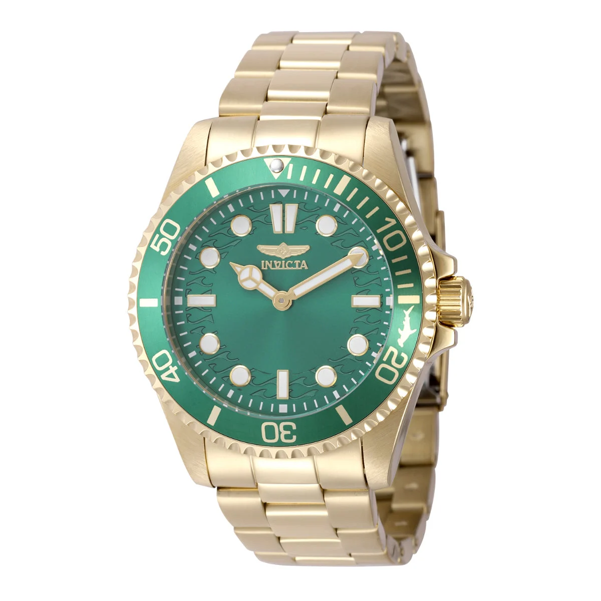 Invicta Pro Diver Crestcore Watch - 43mm. Gold (49702) 43 mm kol saati