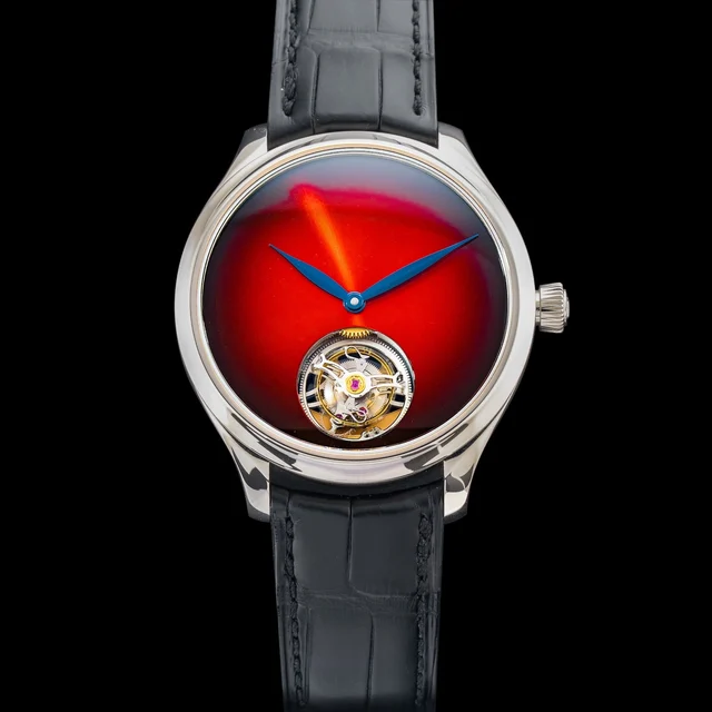 H. Moser & Cie. - Moser & Cie. 1804-0205 Endeavour Tourbillon Limited Edition Red Dial 210