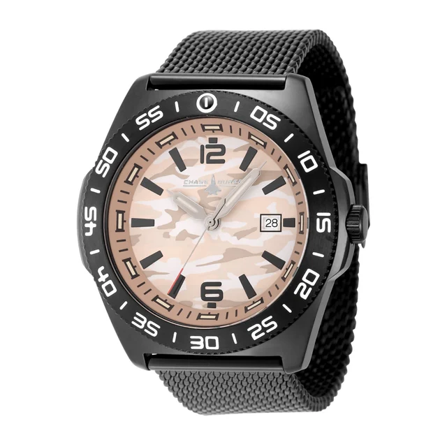 Chase Durer Watch - 45mm, Black (CDW-0183) kol saati
