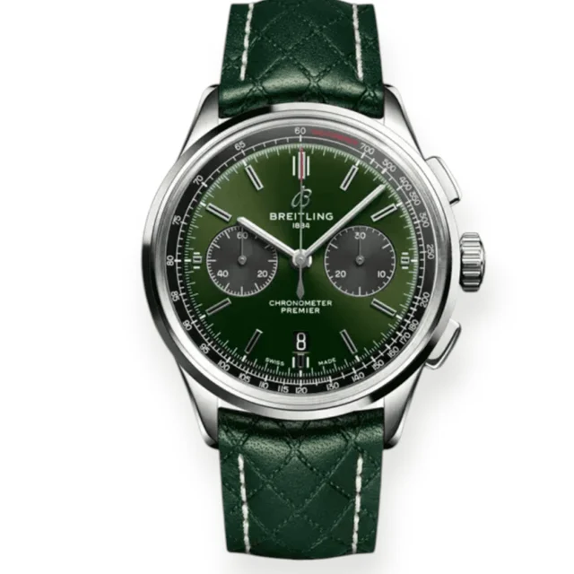 Breitling Premier B01 Bentley British Racing Green Pre-Owned Breitling Premier B01 Bentley