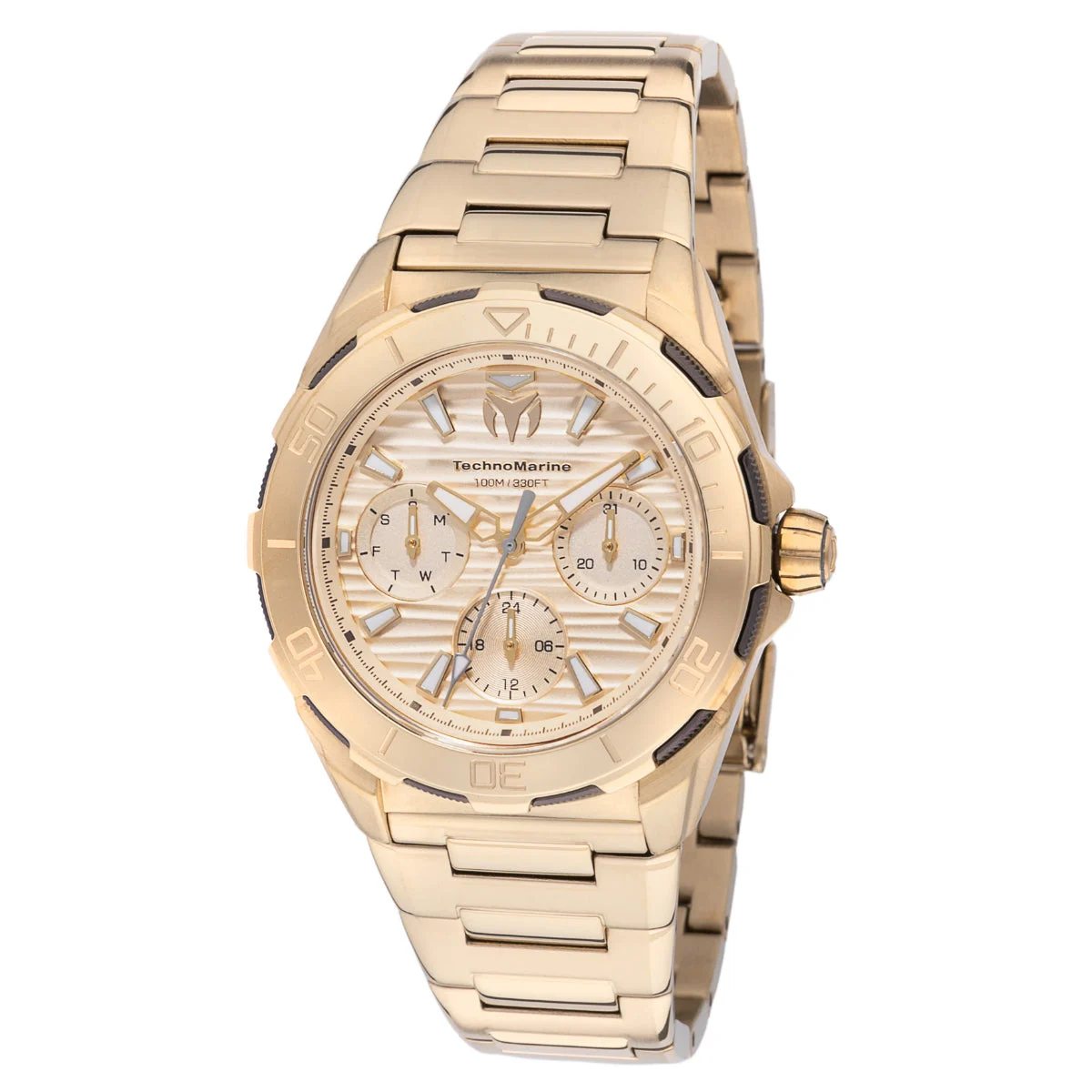 Technomarine Seven Seas Watch - 36mm. Gold (TM-725049) 36 mm kol saati