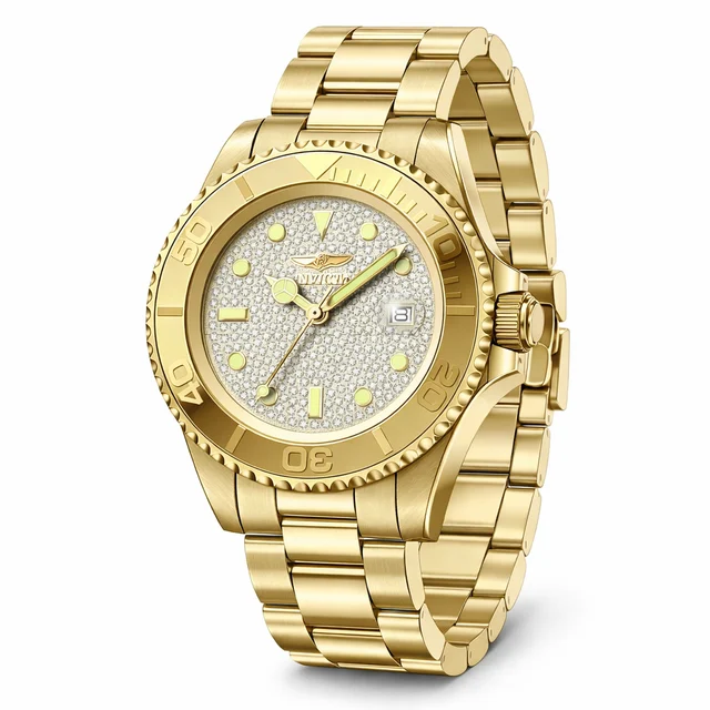 Invicta Pro Diver Isobath Watch - 40mm. Gold (50288) kol saati