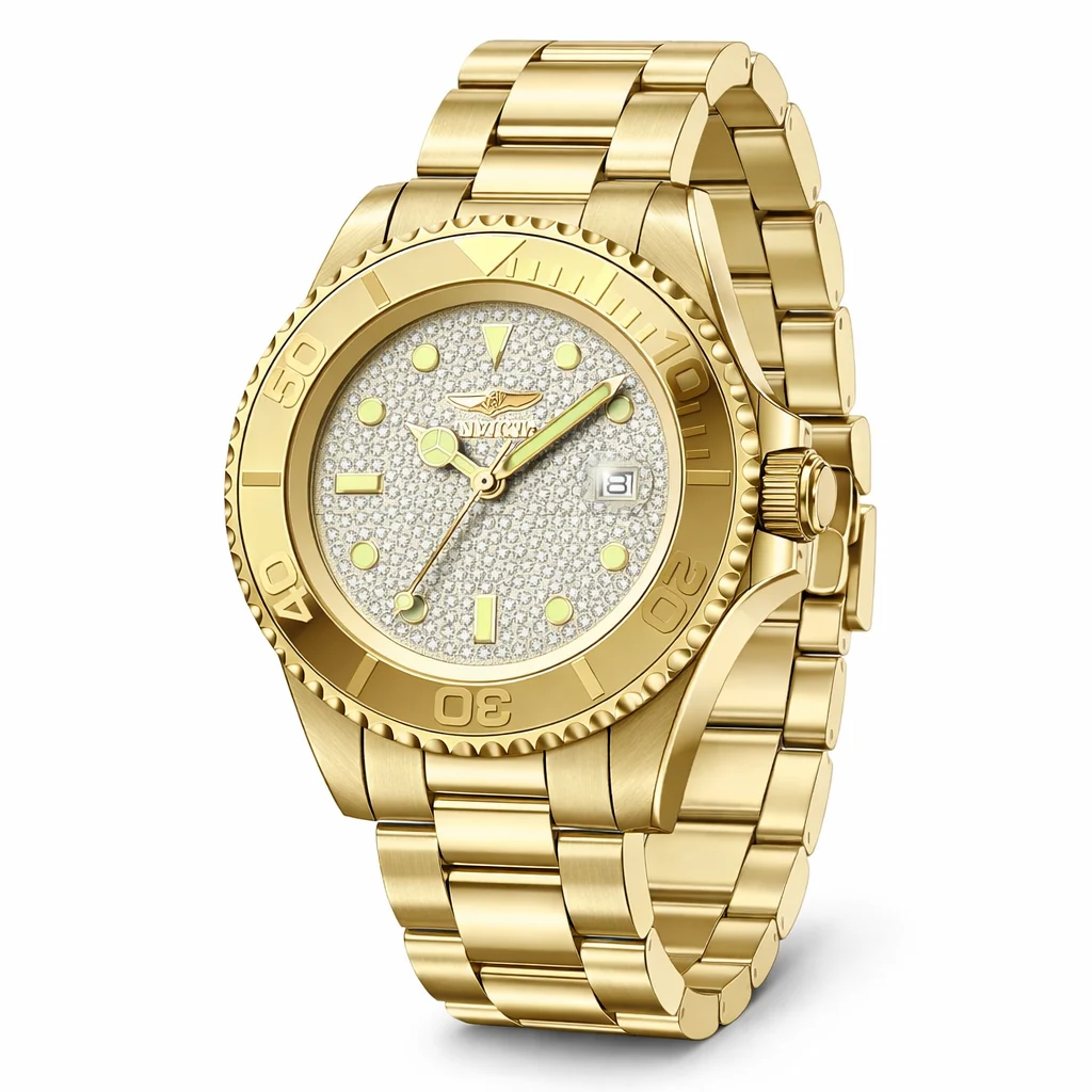 Invicta Pro Diver Isobath Watch - 40mm. Gold (50288) 40 mm kol saati
