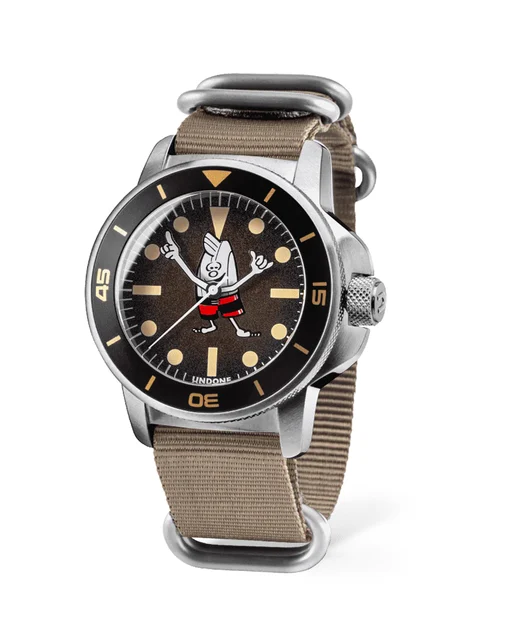 UNDONE Watches UNDONE x Birdwell Beige Automatic COL-Birdwell-Beige kol saati