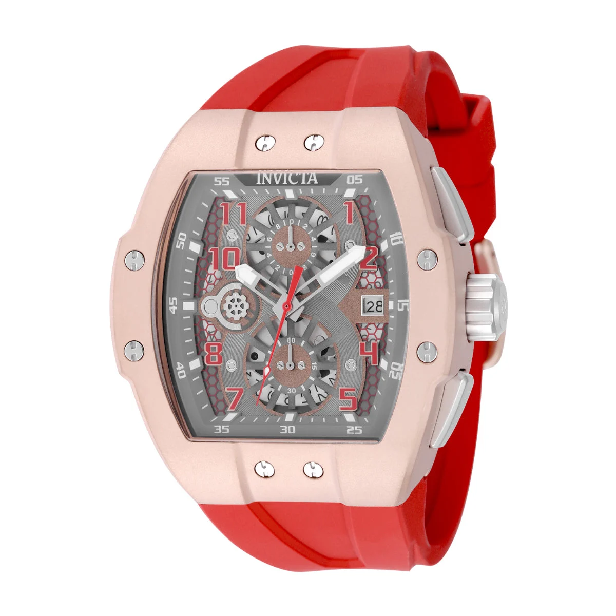 Invicta Racing Pitlane Watch - 47mm, Red (50409) 47 mm kol saati