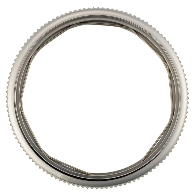 Islander Polished Stainless Steel Coin Edge Bezel for Casio Duro #B27-P kol saati