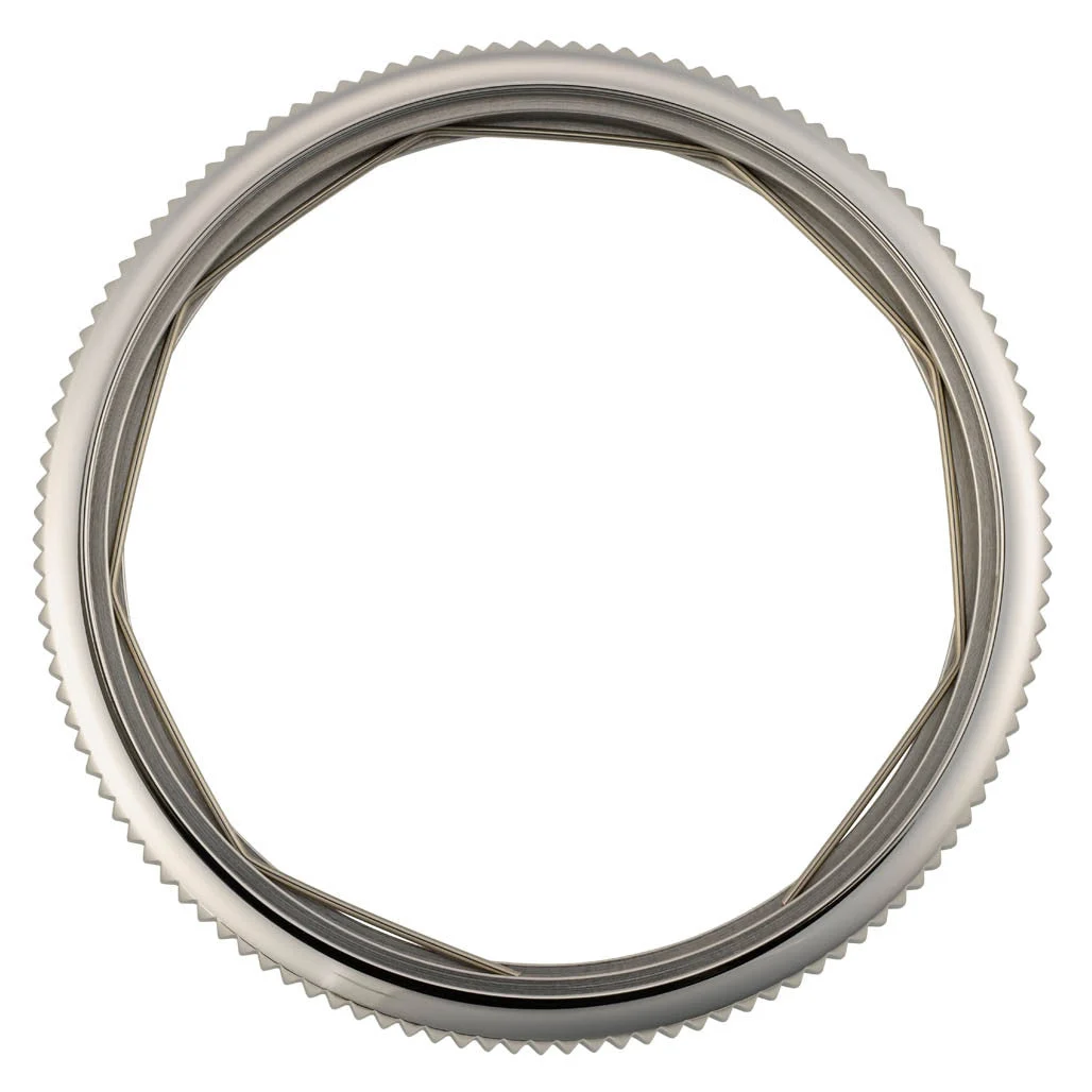 Islander Polished Stainless Steel Coin Edge Bezel for Casio Duro #B27-P kol saati