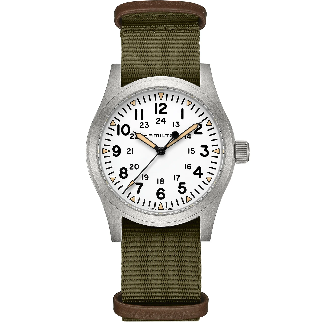 Hamilton Khaki Field Mechanical 42mm H69529913 42 mm kol saati