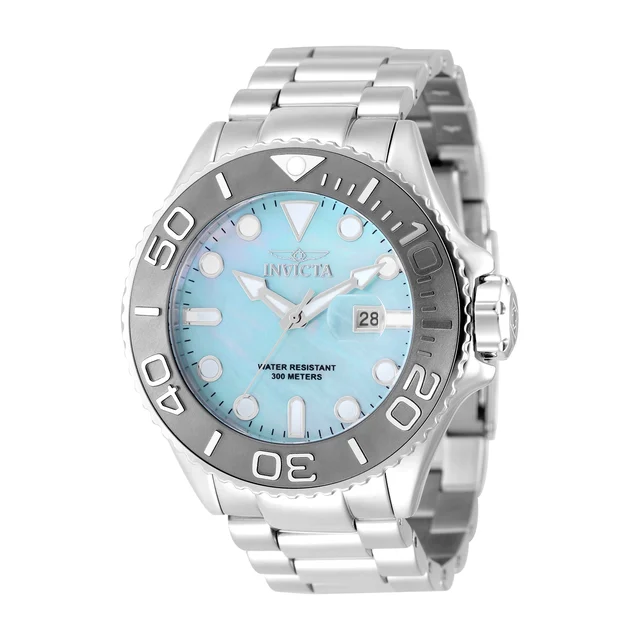 Invicta Grand Diver Watch w/ Mother of Pearl Dial - 52mm, Steel (49156) kol saati