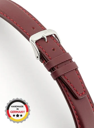 RIOS Leather Strap Capri - Burgundy - Calf Leather 10411/RI kol saati