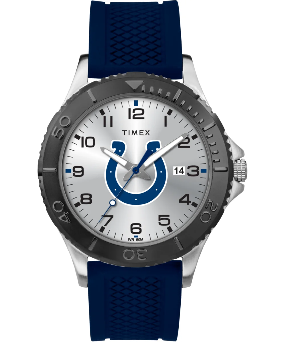 Timex Gamer Navy Indianapolis Colts TWZFCOLME 42 mm kol saati