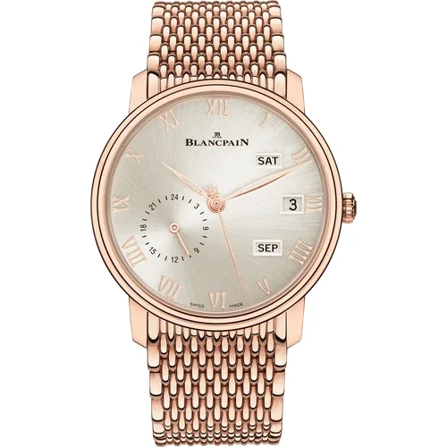 Blancpain Villeret Quantième Annuel GMT 6670A 3642 MMB 40 mm kol saati