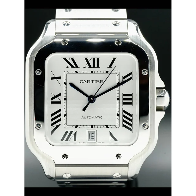 Cartier Santos XL Steel WSSA0018 210000031179 kol saati