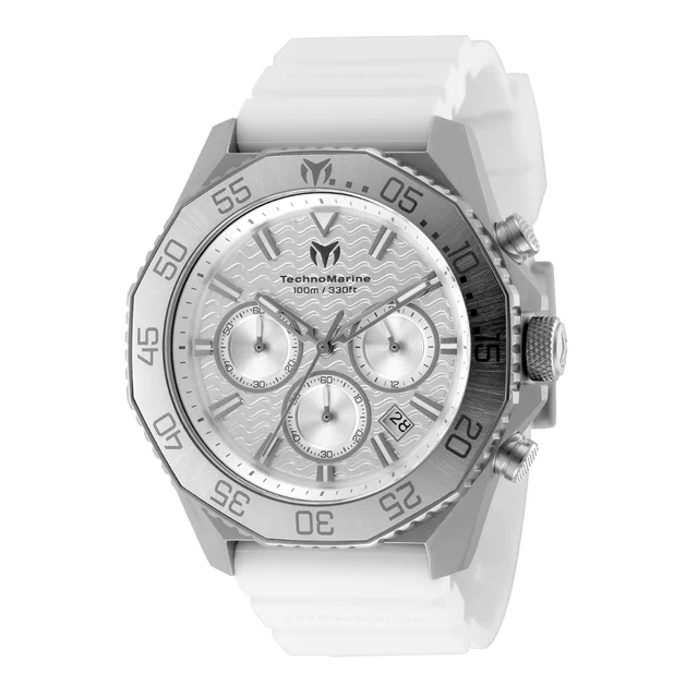 Technomarine Open Box Mare Vivo Watch - 44.2mm, White (AIC-TM-225080) kol saati