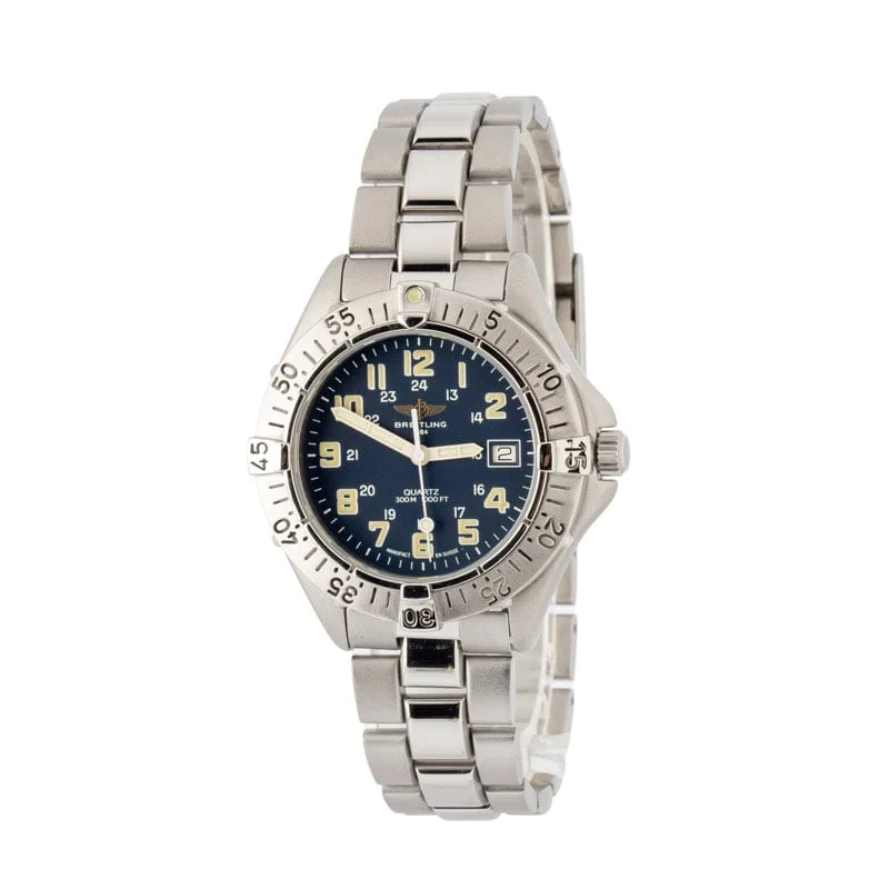 Breitling Colt Quartz Blue Dial A57035 38 mm kol saati