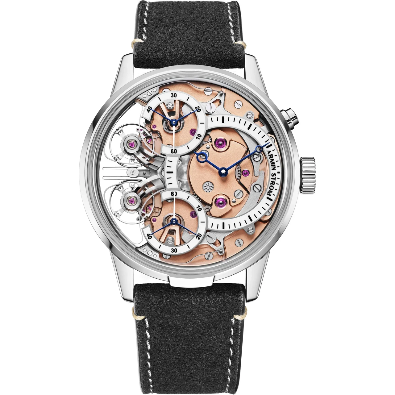 Armin Strom Mirrored Force Resonance Zeitgeist 16665 ST25-RF.ZG 43 mm kol saati