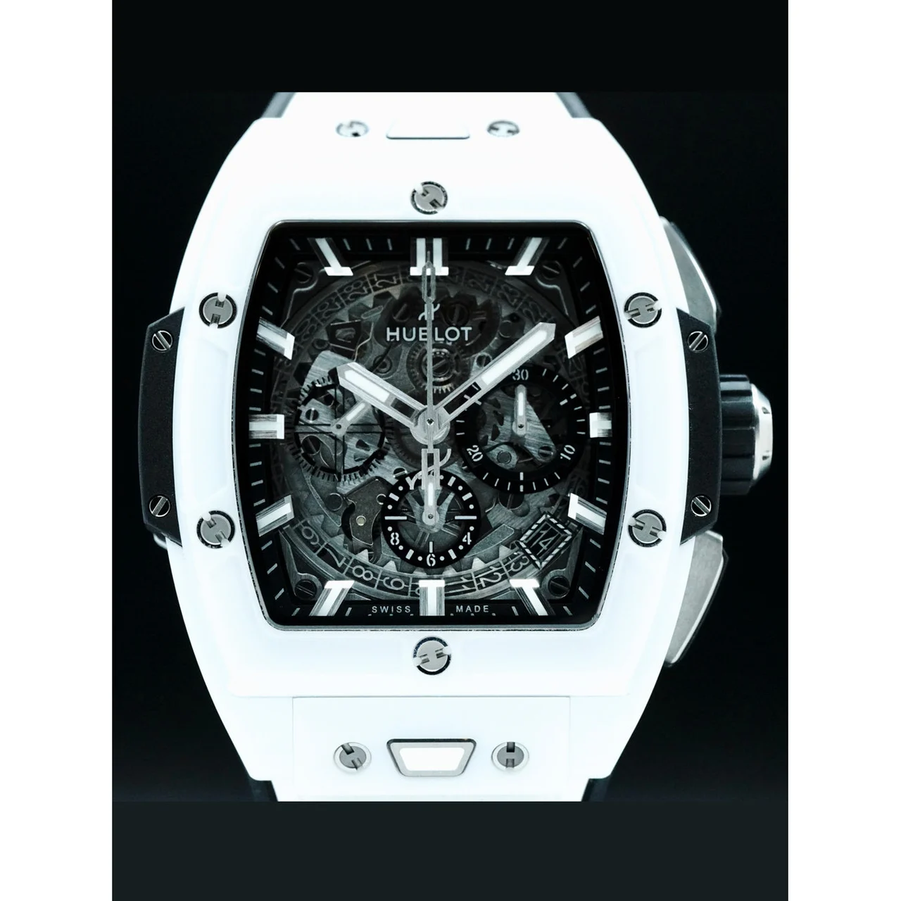 Hublot Spirit of Big Bang White Ceramic 42mm 642.HX.0170.RX POC210000078660 42 mm kol saati