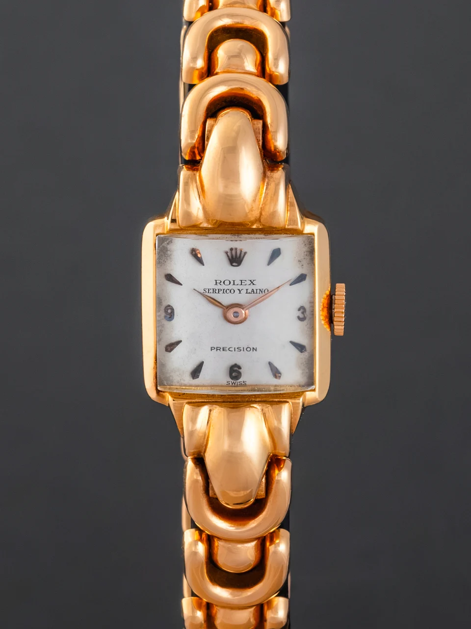 Rolex Precision Art Deco Serpico & Laino Bracelet watch from 18 mm kol saati