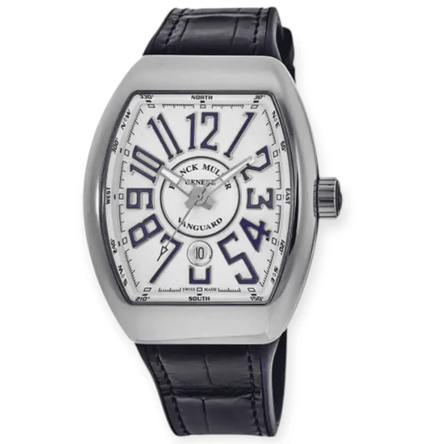 Franck Muller Vanguard Yachting Stainless Steel 45 Pre-Owned Franck Muller Vanguard Yachti