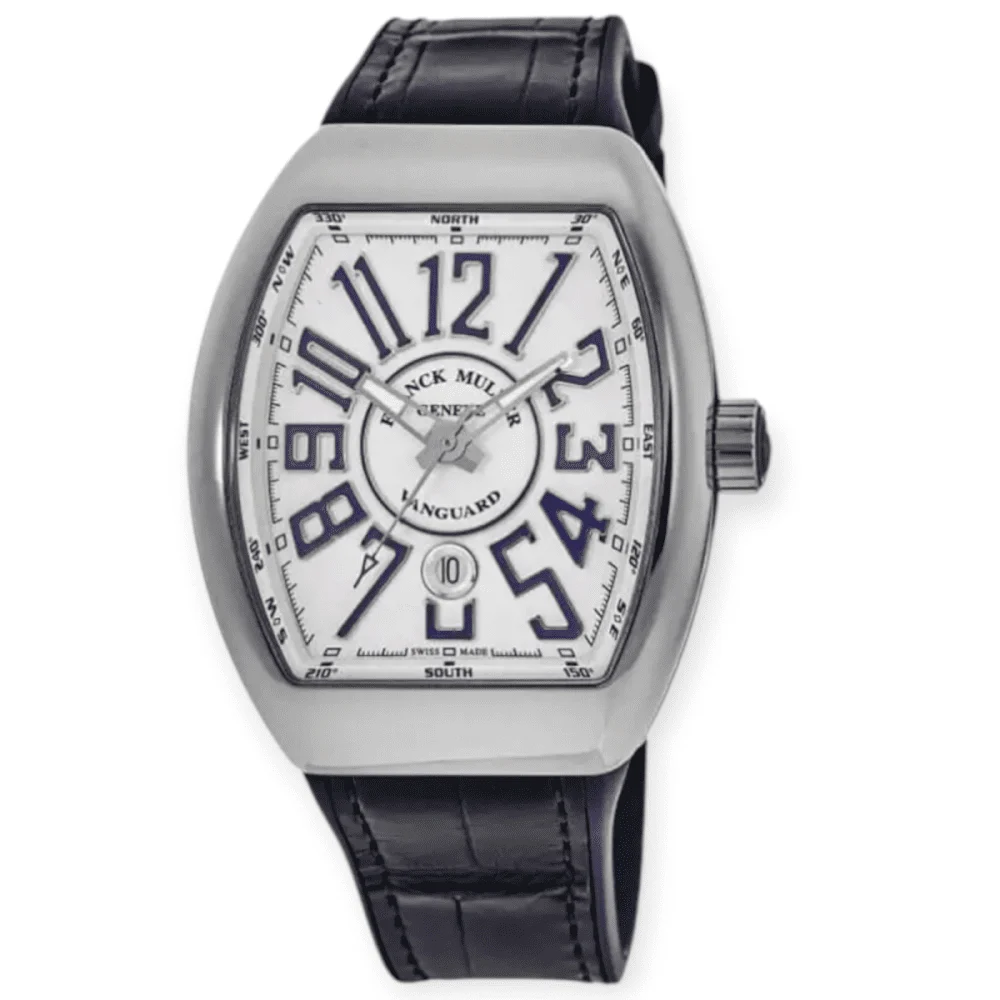 Franck Muller Vanguard Yachting Stainless Steel 45 Pre-Owned Franck Muller Vanguard Yachting Stainless Steel 45 45 mm kol saati