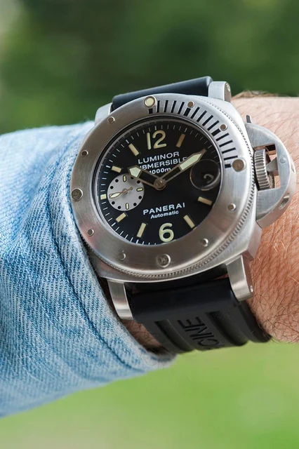Panerai Submersible Panerai Submersible PAM64 1000 mètres Boite & Papiers kol saati