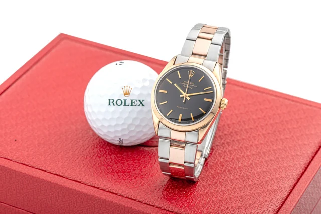 Rolex ROLEX, REF. 1024, OYSTER PERPETUAL, PINK GOLD PLATED kol saati