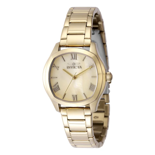 Invicta Wildflower Watch w/ Mother of Pearl Dial - 32.5mm, Gold (48235) kol saati