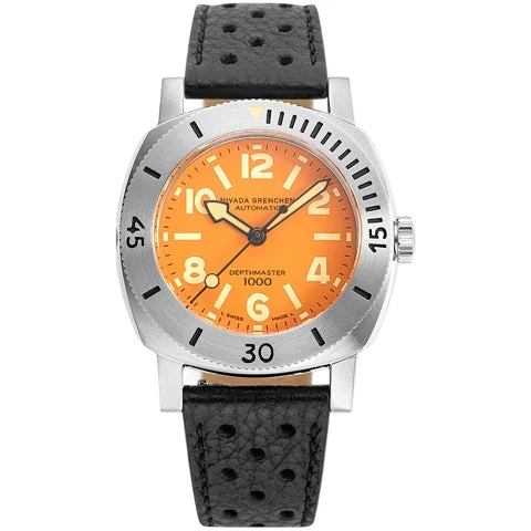Nivada Grenchen Orange Depthmaster 14127A10 kol saati
