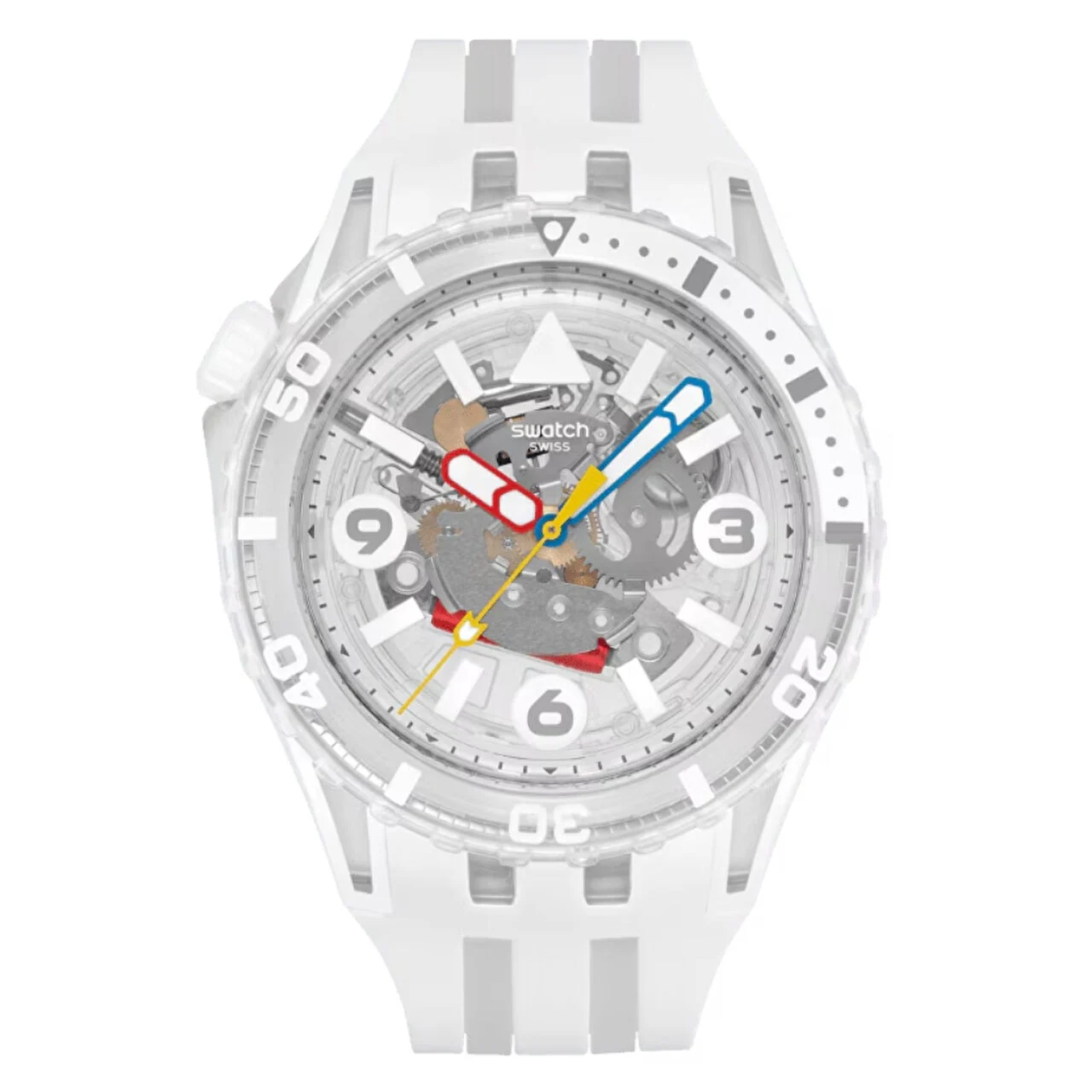 Swatch Scubaqua Aurelia Aurita SSCU09K100 44 mm kol saati