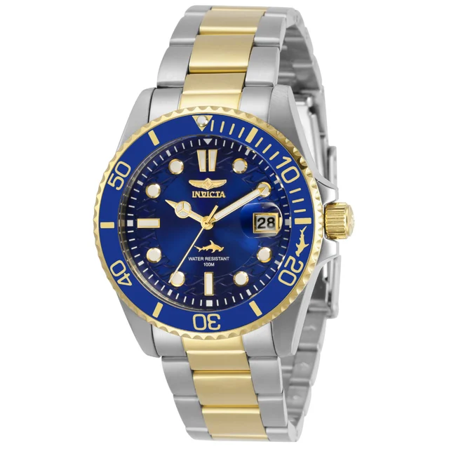 Invicta Pro Diver Currentvale Watch - 38mm, Steel, Gold (30481) kol saati
