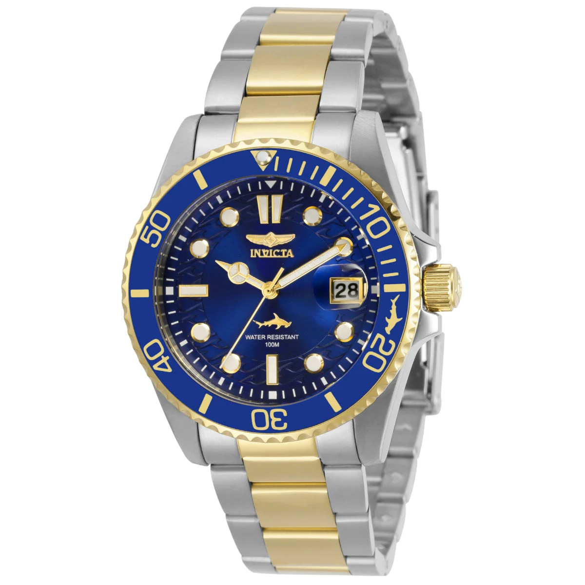 Invicta Pro Diver Currentvale Watch - 38mm, Steel, Gold (30481) 38 mm kol saati
