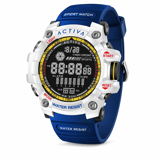 Activa Invicta Digital Watch - 56mm. Dark Blue (ACW8020-009) kol saati